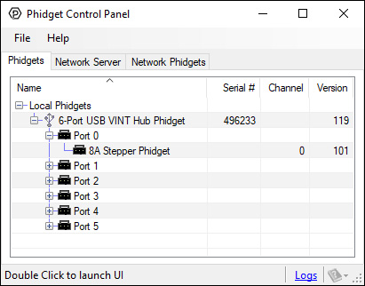 NEMA23 - 0.9 Degree - 2.8A Stepper - Gearless - 3330_0 - Phidgets