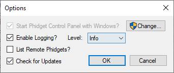 Windows Control Panel Network Service Setup