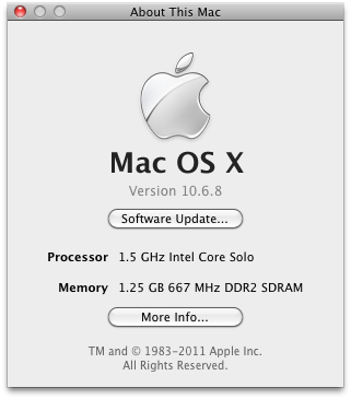 macOS More Info