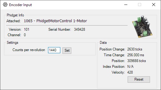 PhidgetMotorControl 1-Motor - 1065_1B - Phidgets