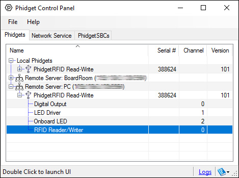 Windows Control Panel Network Server