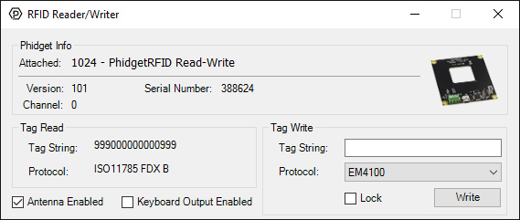 Windows Control Panel Example