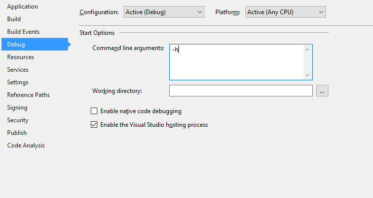 Csharp visualstudio commandLineParameters.png
