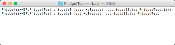 Java mac javac newproject run.png
