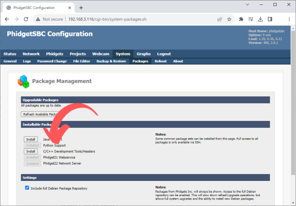 Using libcurl To Send Email from an SBC - Phidgets