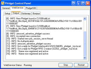 Windows ControlPanel WebService Output Running.PNG
