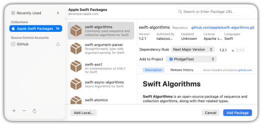 Language - Swift - Phidgets Support