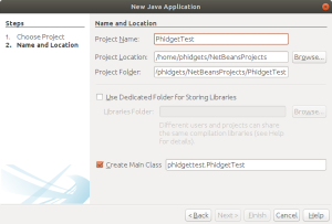 Java netbeans linux nameproject.PNG