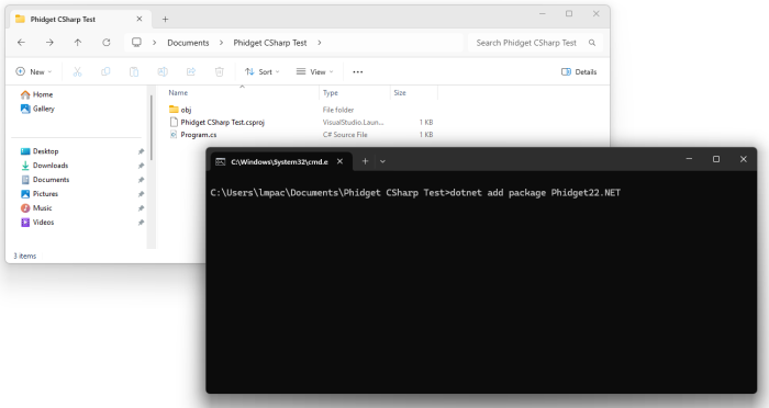 Language - C Sharp - Phidgets Support