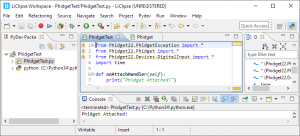 Python Sample Code Windows LiClipse.png