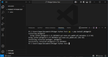 Language python vscode installpackage.png
