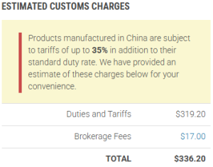 Customs estimate checkout.png