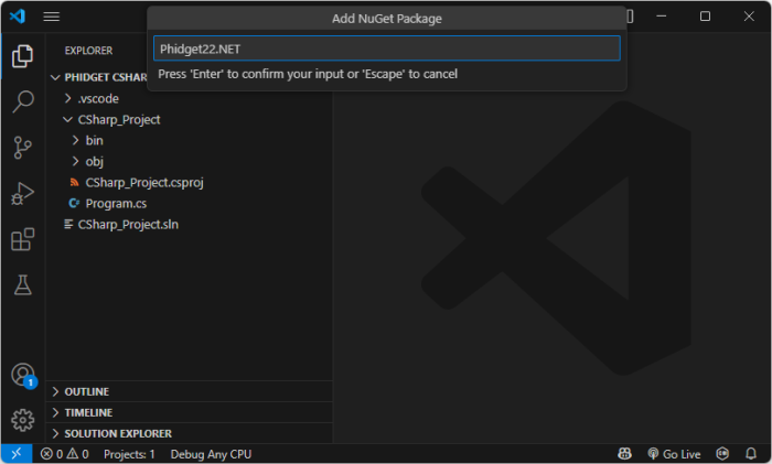 Language - C Sharp - Phidgets Support