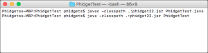 Java mac javac newproject run.png