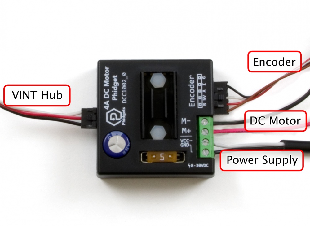 4A DC Motor Phidget - DCC1002_0 - Phidgets
