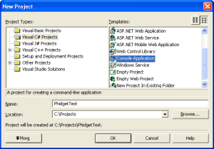 CSharp VS2003 New Project.PNG