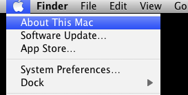 OS X About This Mac