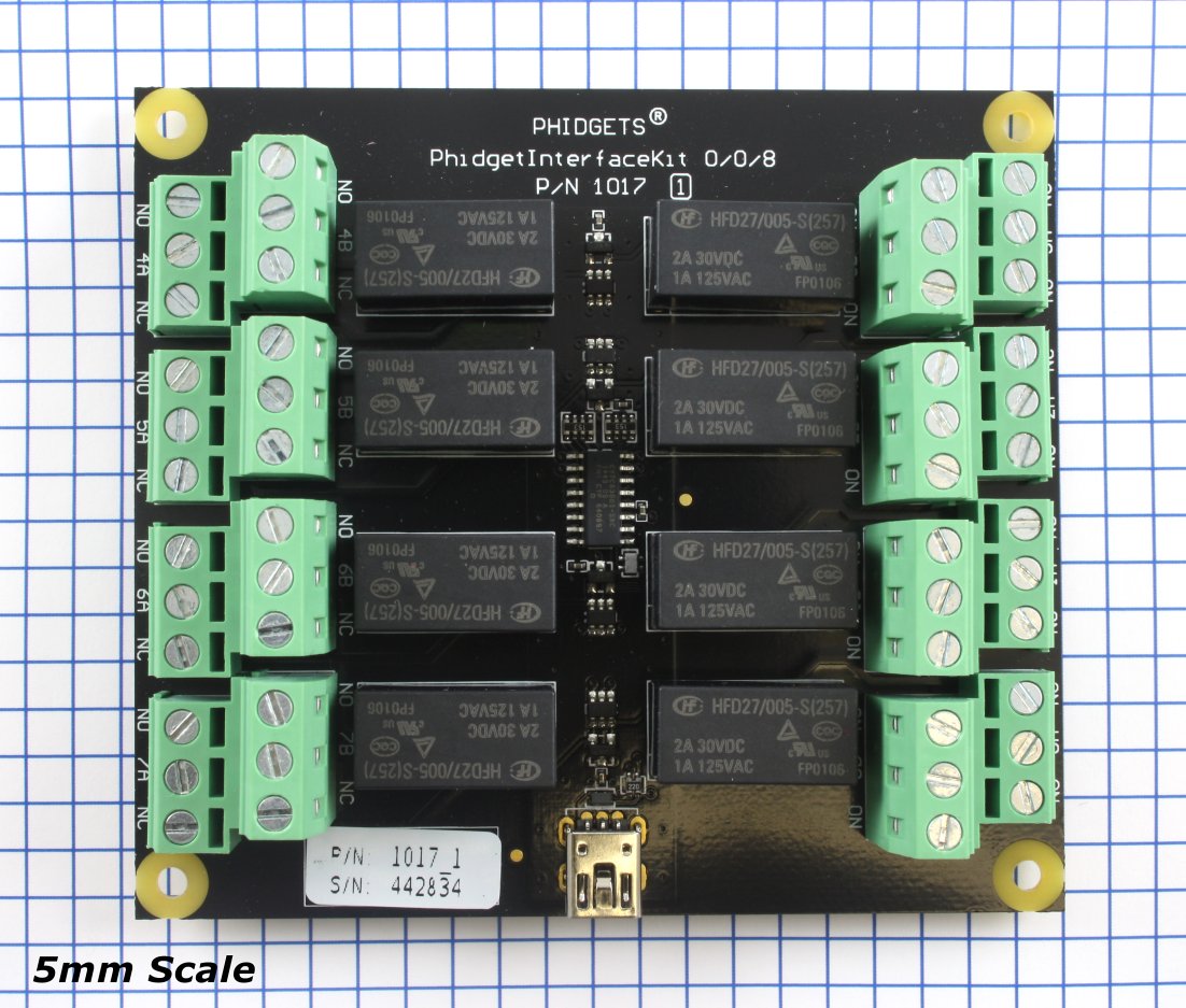 PhidgetInterfaceKit 0/0/8 - 1017_1 - Phidgets