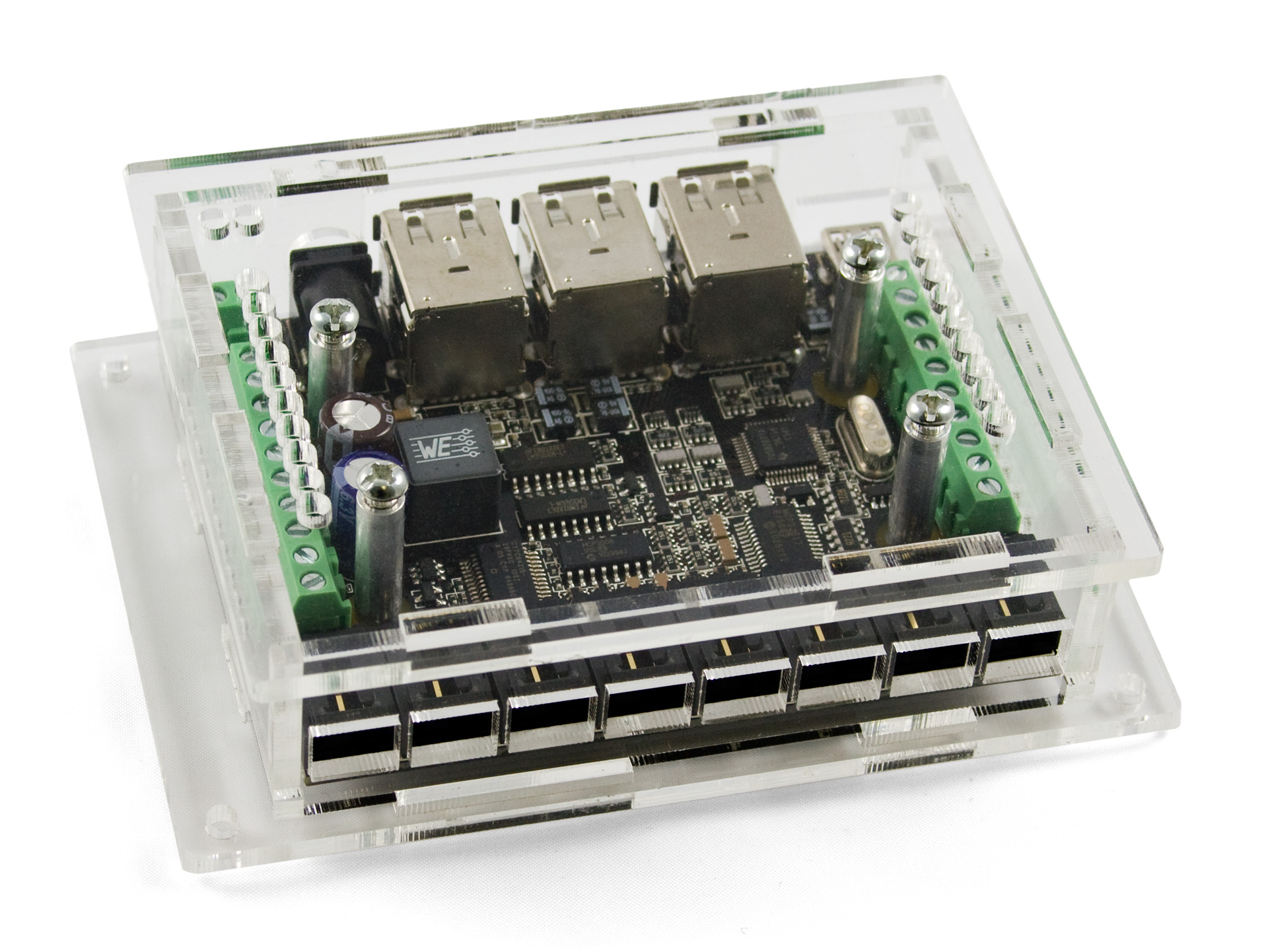 PhidgetInterfaceKit 8/8/8 w/6 Port Hub - 1019_1 - Phidgets