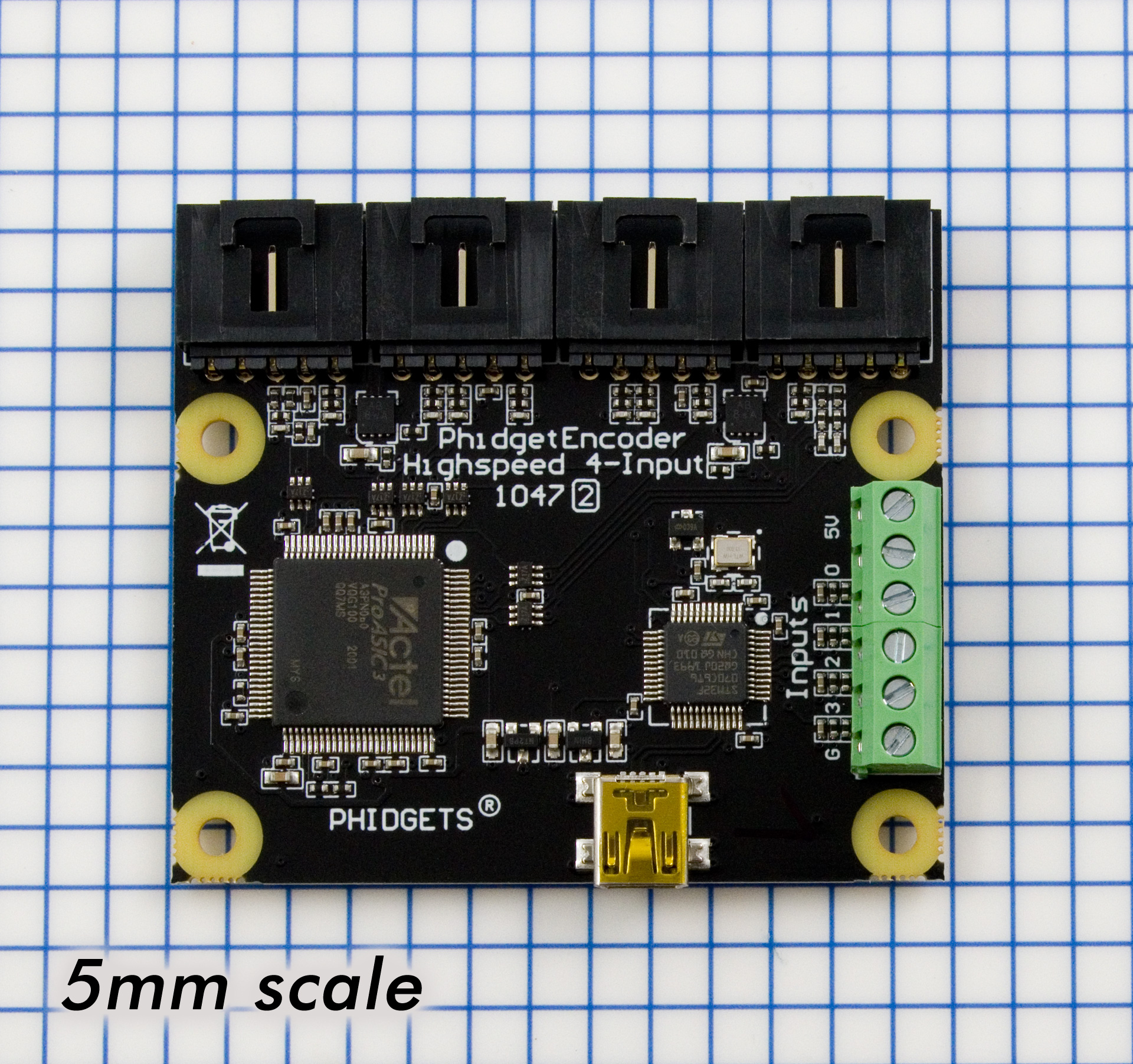 PhidgetEncoder HighSpeed 4-Input - 1047_2B - Phidgets