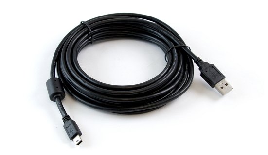 3020_1 - USB-A to Mini-B Cable 450cm, 20 AWG 2C