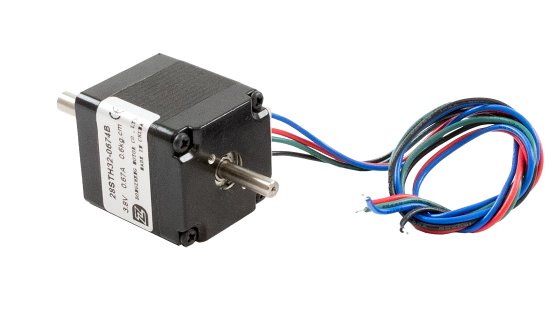 Back of NEMA11 bipolar stepper motor