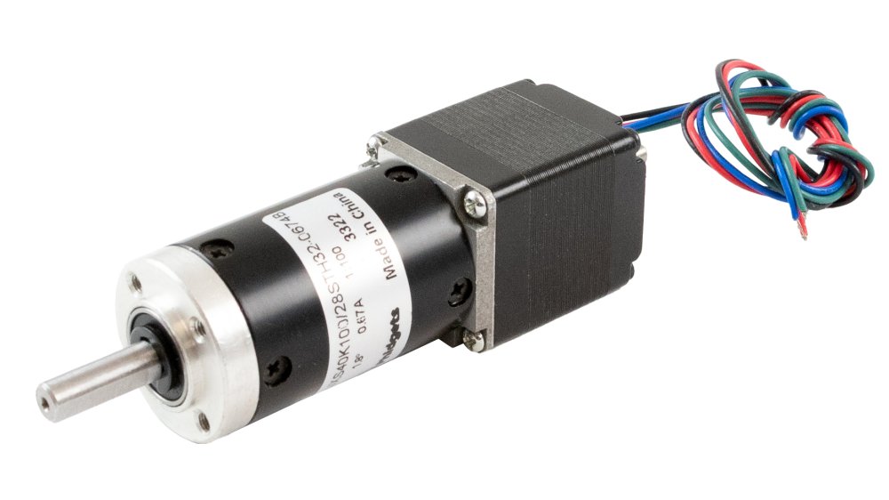 NEMA11 - 1.8 Degree - 1.5A Stepper - 100:1 Gearbox - 3322_1 - Phidgets