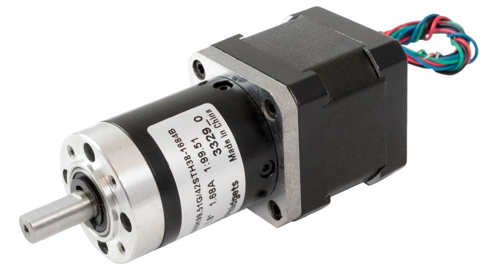 mit　エレグМ＋＋ММ9/29 NEMA17 - 1.8 Degree - 1.68A Stepper - 100:1 Gearbox - 3329_0