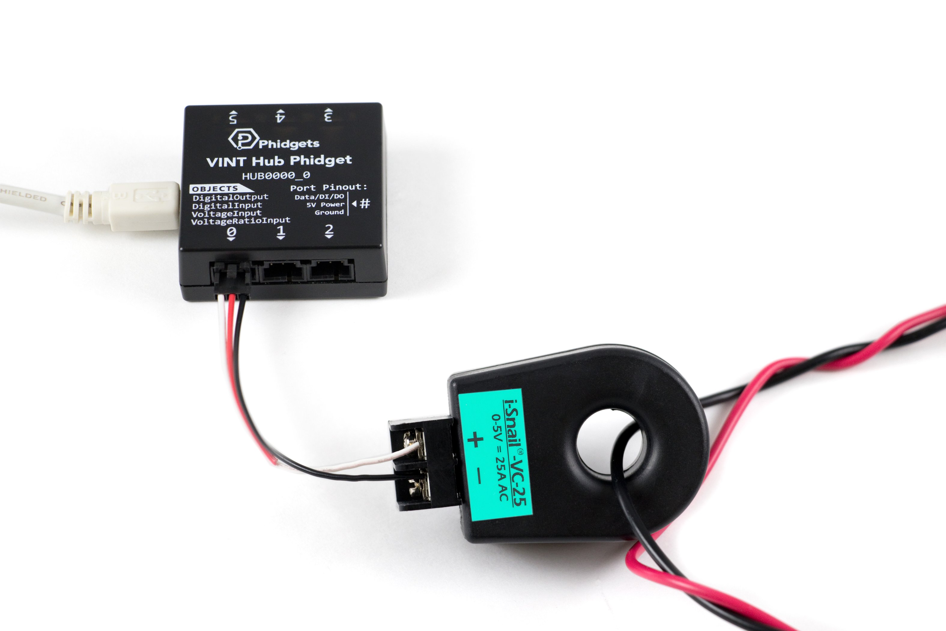 Ice-Crash Amps様 ご確認用 i-Snail AC Current Sensor 25Amp - 3501_0 - Phidgets