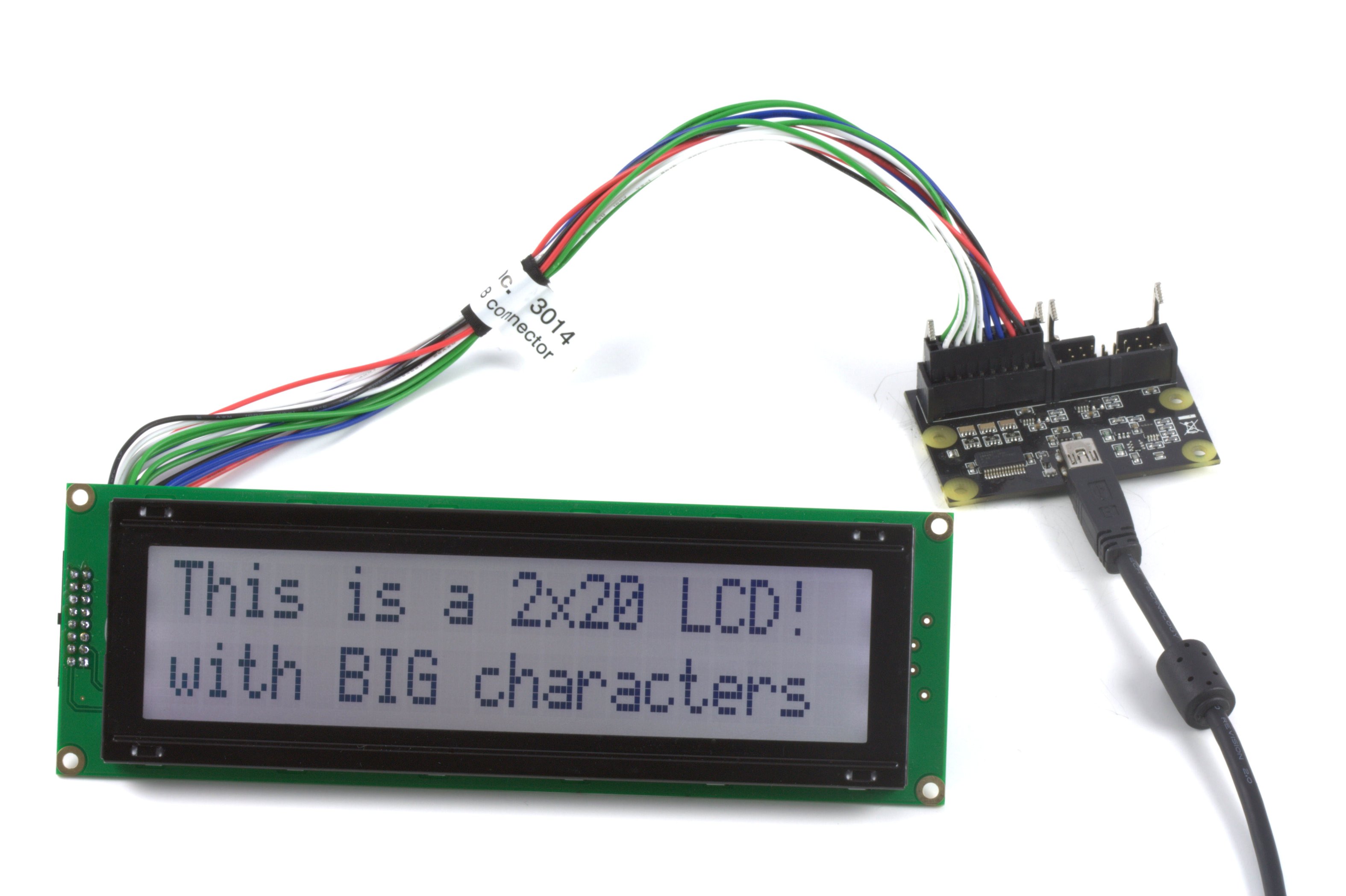 LCD Screen 2x20 (12.7mm Characters)