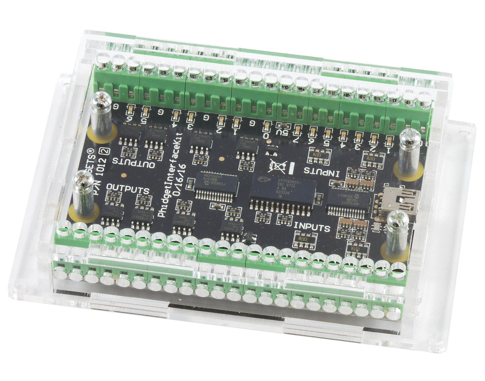 Acrylic Enclosure for the 1012 - 3801_2 - Phidgets