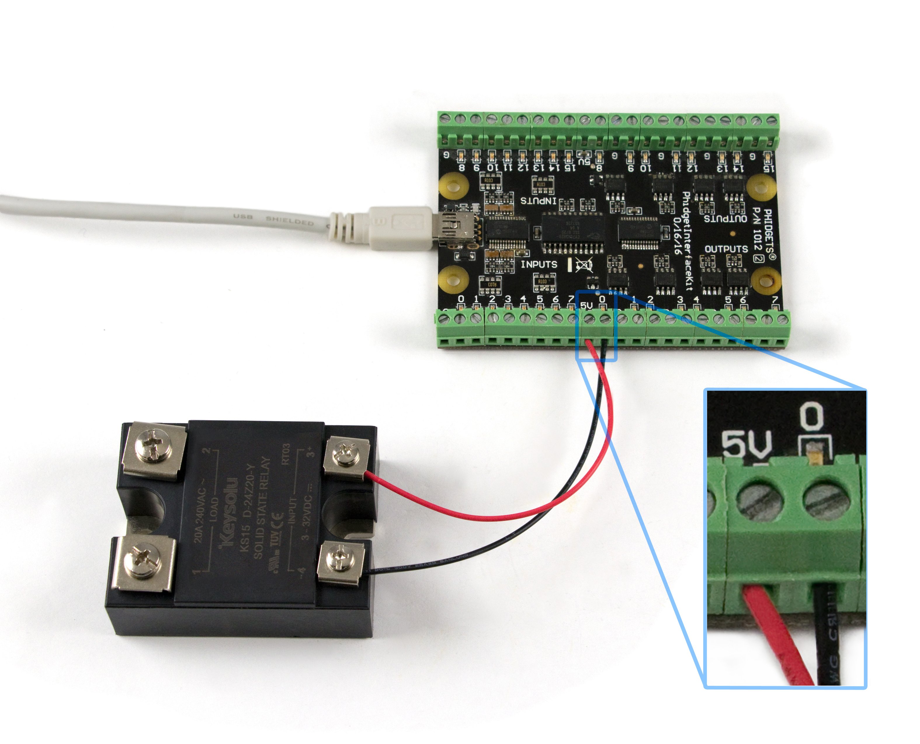 Effort ST 19g レインボー AC Solid State Relay - 280V 20A Zero-Cross Turn-on - 3953_1