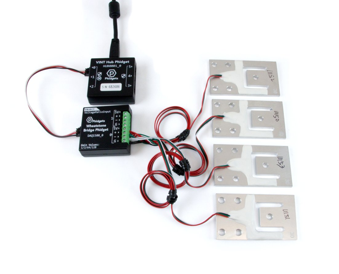 Platform Load Cells - 150kg (Matched set of 4) - FRC4142_0 - Phidgets
