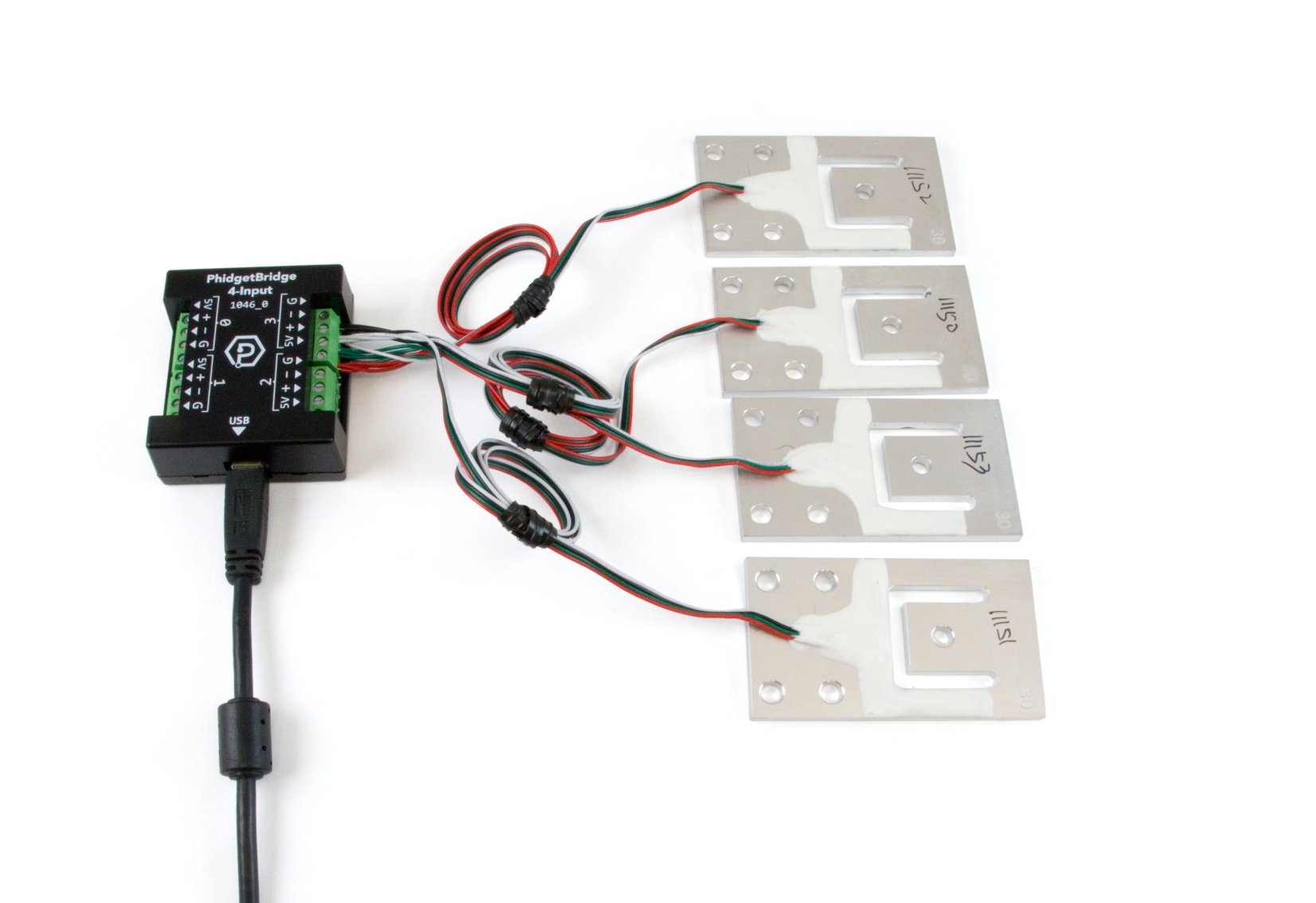 Platform Load Cells - 150kg (Matched set of 4) - FRC4142_0 - Phidgets