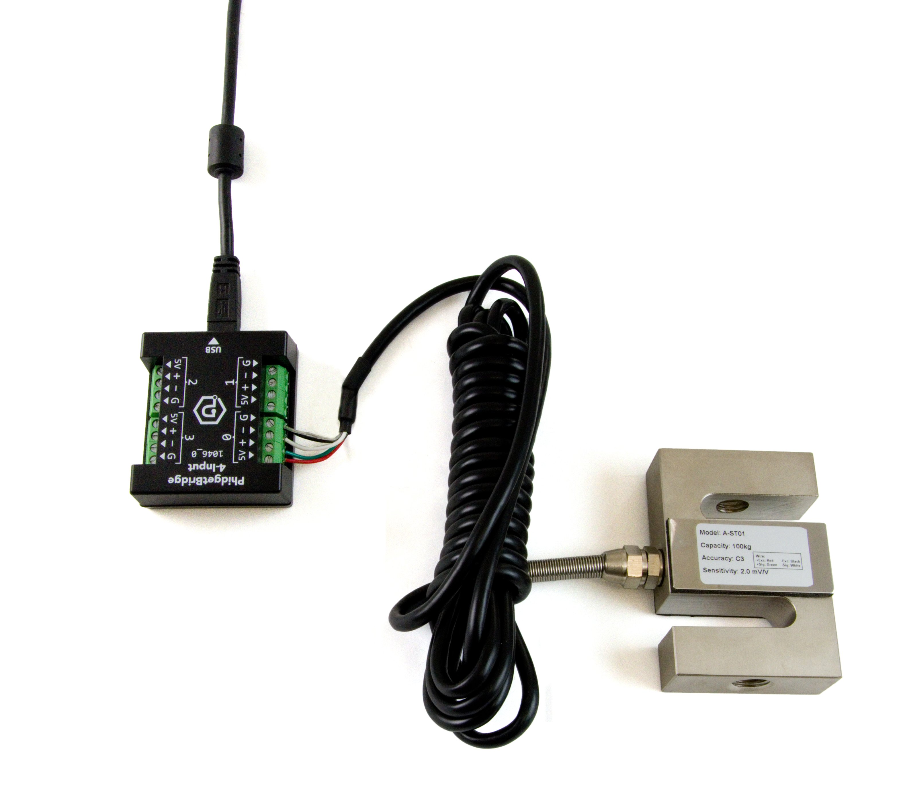 Load Cell Professional Micro S Type Tension Compression 1000N Load Cell ...