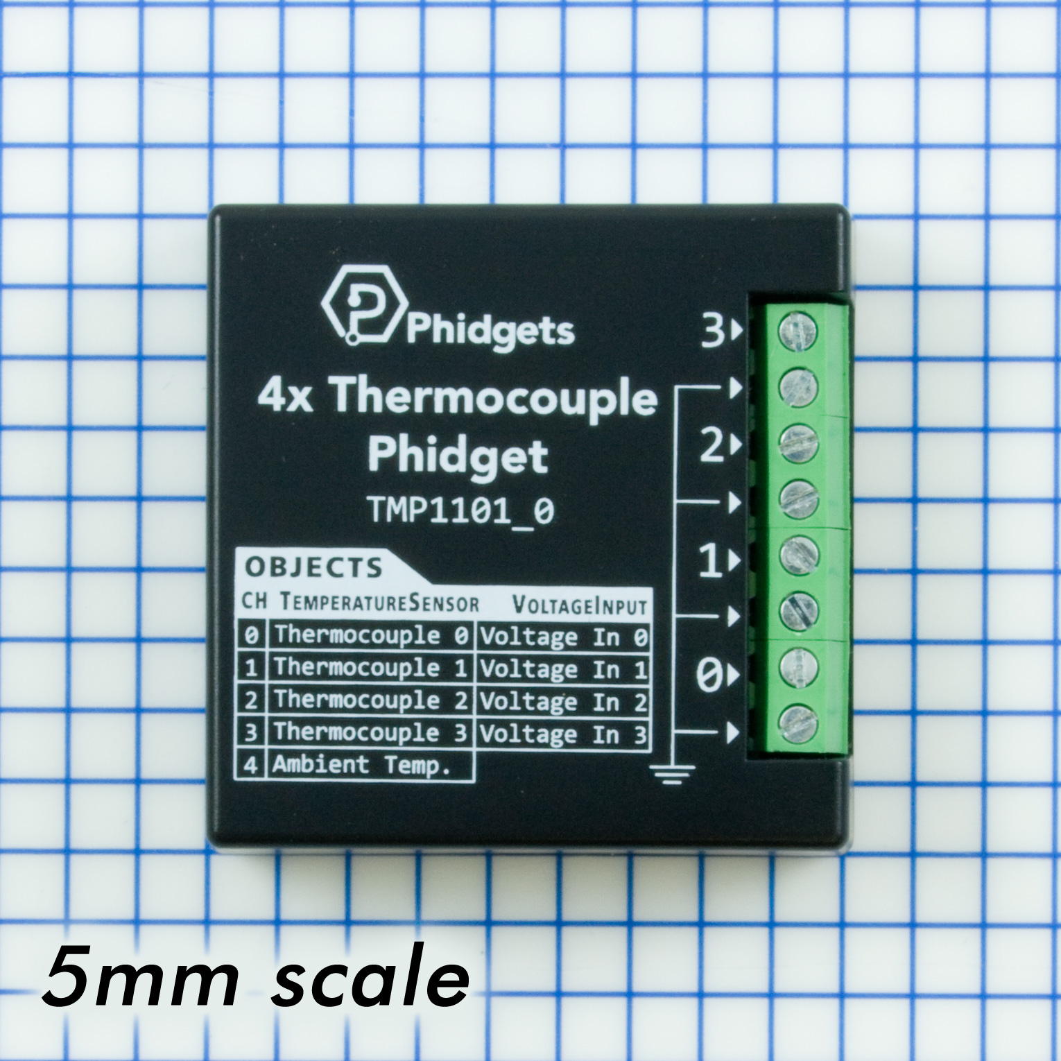 Isolated Themocouple Phidget - TMP1100_0 - Phidgets