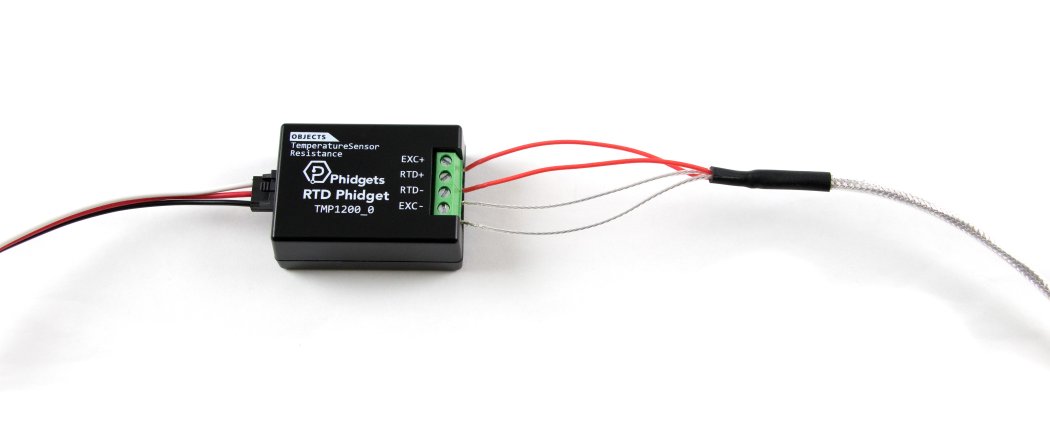 PT1000 4-Wire RTD 20cm - TMP4110_0 - Phidgets