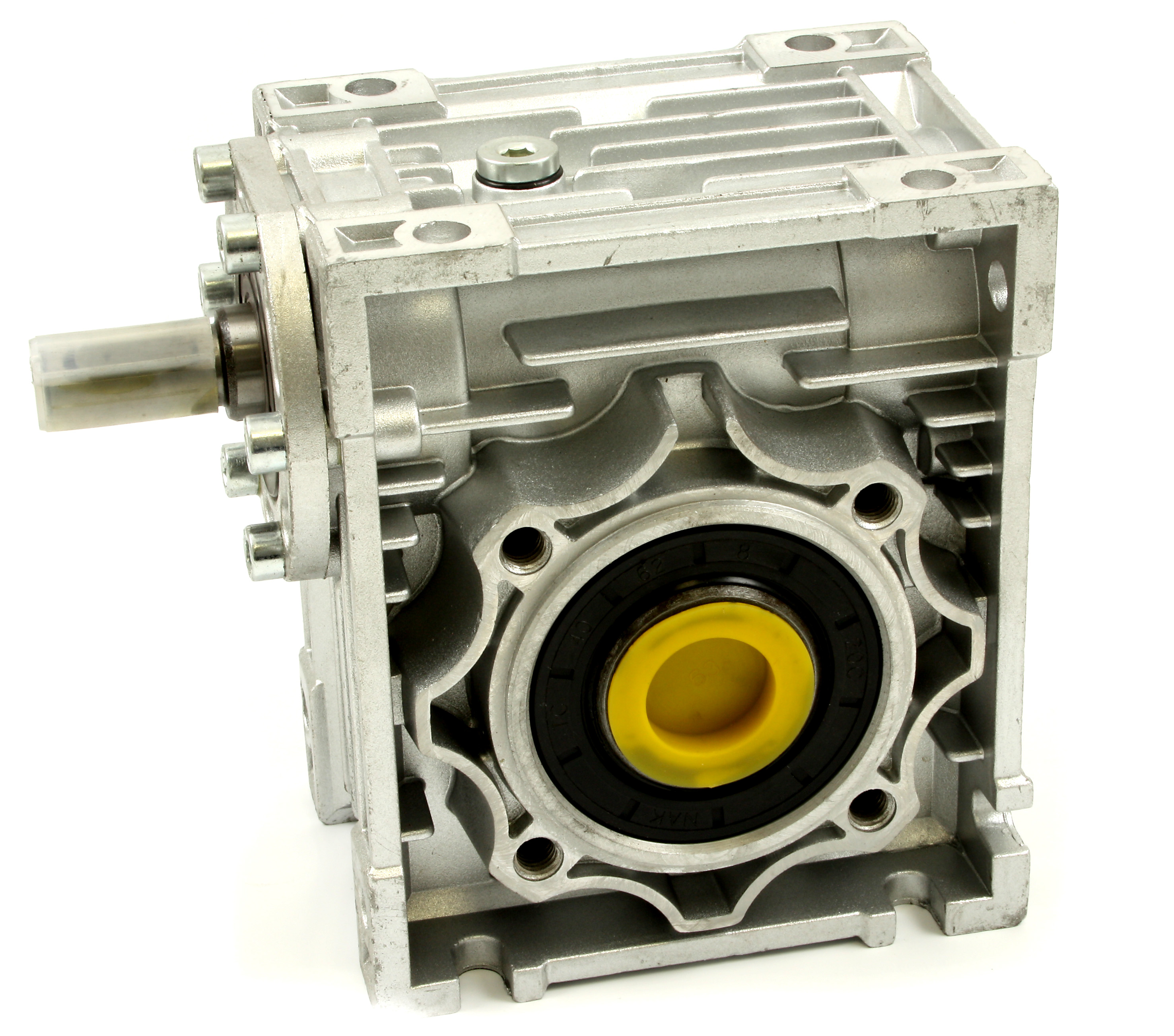 Size 050 Right Angle Worm Gearbox - Ratio 7.5:1- Motor Ready EMRV050 -  Electrotech Drives