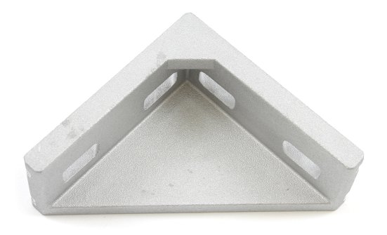 Cast aluminum right angle bracket for 30x60mm T slot